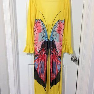 Women's Size Small Yellow  Kimono